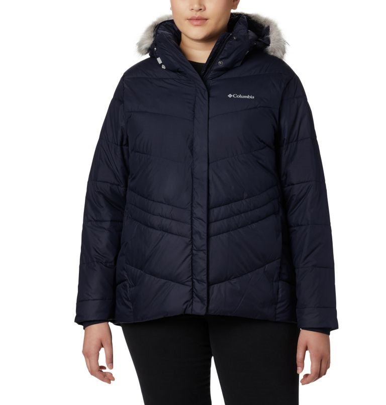 Jachete Izolate Columbia Peak to Park Dama Bleumarin | Plus Size RQ0QZMA97